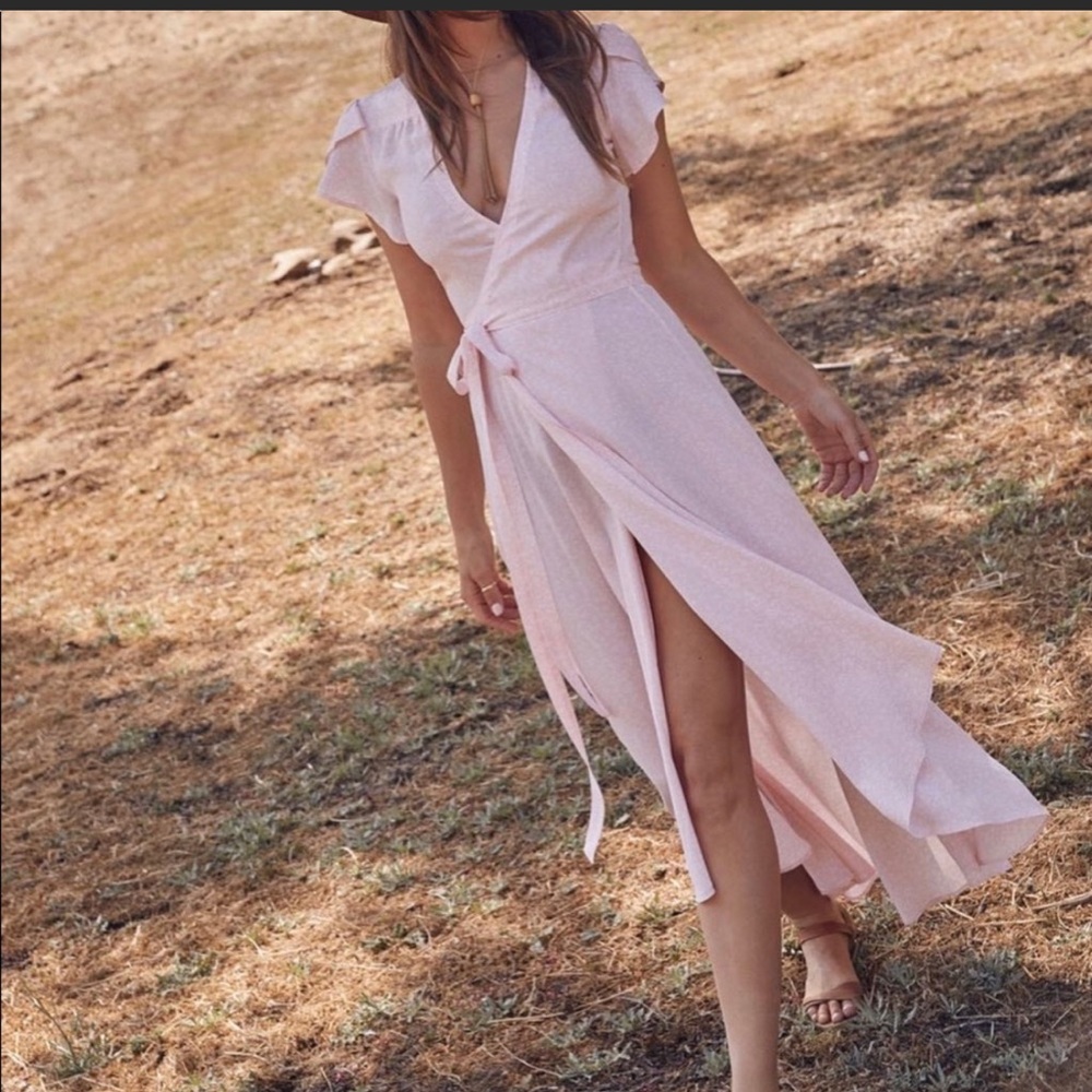 Christy Dawn Autumn wrap dress.